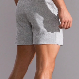Fit Erkek Çiçek Desenli Bağcıklı Bel Şort Sweat Grafik Düz Spor