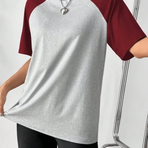 Flirla Bayan Raglan Kollu Tişört Ve Şort Takımı Biker Şort TakımıKadınlar İçin Şort Takımları