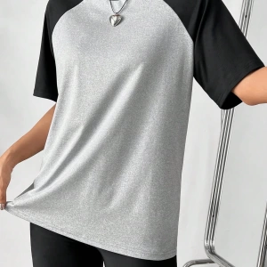 Flirla Bayan Raglan Kollu Tişört Ve Şort Takımı Biker Şort TakımıKadınlar İçin Şort Takımları