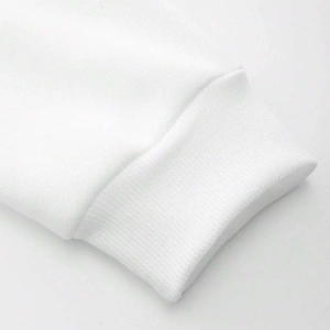 Floral & Japanese Letter Graphic Sweatshirt Beyaz