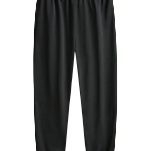 Floral & Letter Graphic Drawstring Waist Eşofman Altı