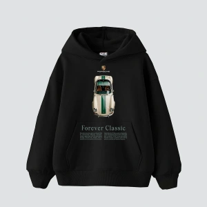 Forever Classic Baskılı Oversize Unisex Beyaz