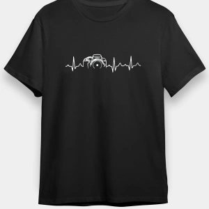 Fotoğrafçı Siyah Unisex Tişört T-Shirt