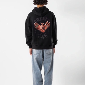 Free Gangster Baskılı Oversize Unisex Beyaz