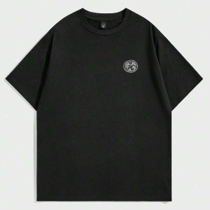 GAWX Karikatür ve Harf Grafikli Tişört