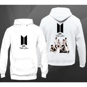 Genshin Oyun Grafik Baskılı Unisex Kapşonlu Hoodie 12778 Beyaz