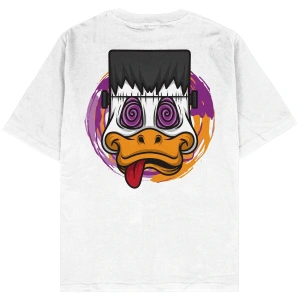 Get High Beyaz Oversize Unisex T-shirt