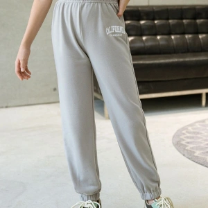 Girls Letter Graphic Eşofman Altı