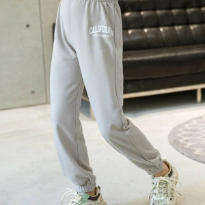 Girls Letter Graphic Eşofman Altı