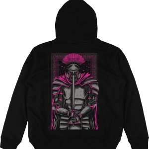 Gladiator Siyah Oversize Unisex Kapüşonlu Sweatshirt Hoodie