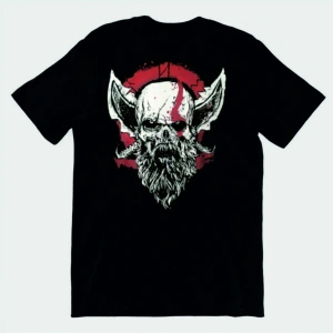 Gods Of War Oyun Baskılı Penye Tişört