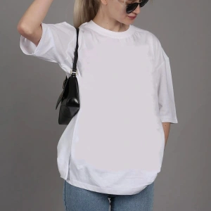 Göğüs Beach Baskılı Oversize Erkek T-Shirt