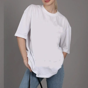 Göğüs Beach Baskılı Oversize Erkek T-Shirt
