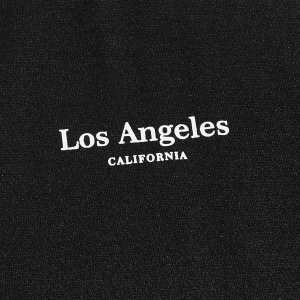 Göğüs Minimal Los Angeles Baskılı Oversize Unisex T-Shirt