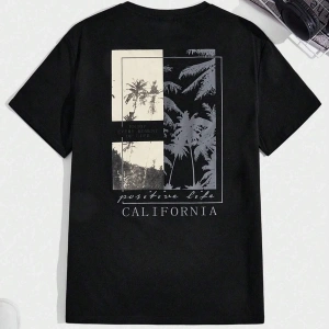 Göğüs Ve Sırt Baskılı Oversize Unisex T-Shirt