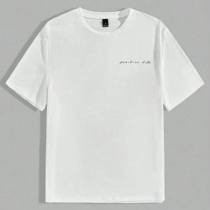 Göğüs Ve Sırt Baskılı Oversize Unisex T-Shirt