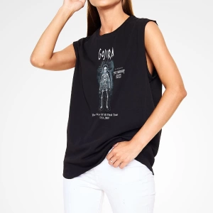 Gojira Siyah Kolsuz Tişört T-shirt