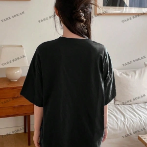 Good Lucky Baskılı Oversize Kalıp Unisex T-shirt