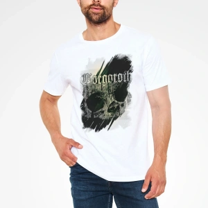 Gorgoroth Baskılı Unisex Beyaz Tişört