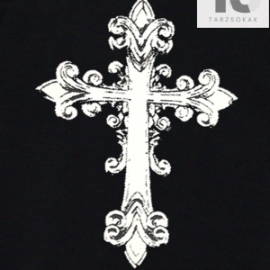 Goth Erkek Harfli ve Grafik Baskılı Tişört