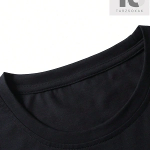 Goth Erkek Örümcek Sloganlı Grafik Tişört