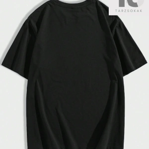 Goth Erkek Pamuk Harfli Yıldırım Grafikli Tişört