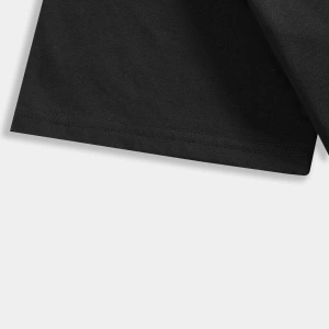 Goth Erkek Pamuklu Slogan Grafik Tişört, Okul