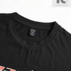 Goth Erkek Sloganlı ve Grafik Baskılı Tişört