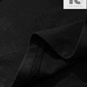 Goth Erkekler Çapraz Harf Grafikli Tişört