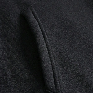 Goth Guys Cross Print Drawstring Lined Hoodie Siyah