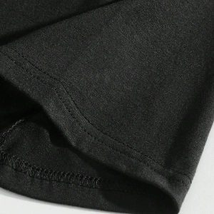 Goth Guys Mektup ve Örümcek Ağı Baskılı Harajuku Style