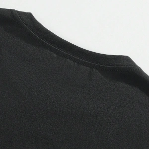 Goth Guys Mektup ve Örümcek Ağı Baskılı Harajuku Style