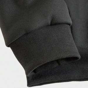 Goth Guys Skeleton & Slogan Graphic Zip Up Lined Hoodie Gri