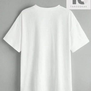 Goth Kadın Casual Kedi Baskılı T-Shirt