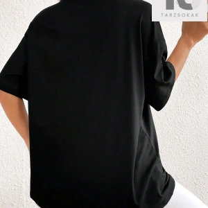 Goth Kedi Baskılı Büyük Boy Tişört