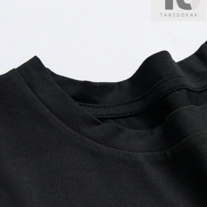 Goth Sloganı Kafatası Grafikli Damla Omuzlu Tişört