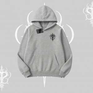 Gothic Cat Made in Hell Baskılı Sweatshirt Kapşonlu Sweatshirt