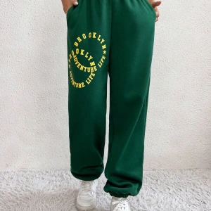 Graphic Elastic Waist 4 Mevsim Eşofman