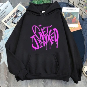 Gri Jinx Arcane DÜŞMAN Sudaderas