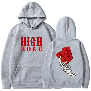 Gri Koe Wetzel Lanet Yakın Normal Tur Yüksek Yol Grafik Sudaderas Con