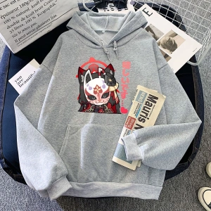 Gri Mavi Arşiv Wakamo Genç Kız Hoody Harajuku Manga Hoodie
