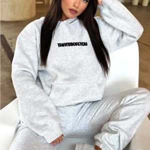 Gri Thatssofeton Dijital Baskılı Kışlık UNİSEX Eşofman Takımı