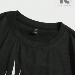 Grunge Punk Erkek Pamuk Kafatası Baskı Tişört