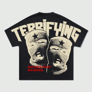 Grunge Punk Erkek Retro Sokak Grafik Baskılı Bol Kesim Kısa Kollu Tişört, Yazlık So