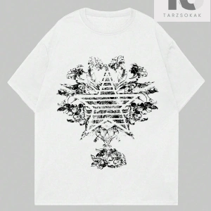 Grunge Punk Erkek Yıldız Baskılı Tişört