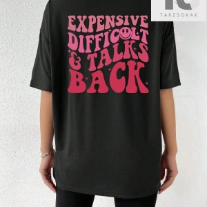 Grunge Punk Mektup Grafik Damla Omuz Tişört