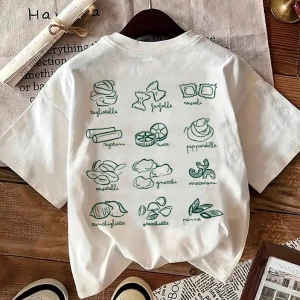 Günlük Çok Yönlü Düz Renk Yuvarlak Yaka Kısa Kollu Tişört