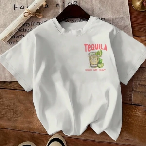 Günlük Çok Yönlü Düz Renk Yuvarlak Yaka Kısa Kollu Tişört