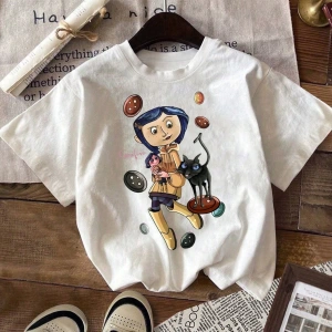 Günlük Düz Renk Yuvarlak Yaka Kısa Kollu Tişört, Çok Yönlü