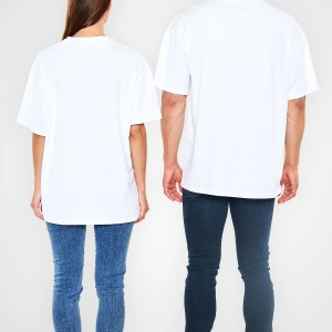 Güreş Beyaz Unisex Oversize Tişört T-shirt